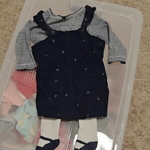 Carter's Navy and White Kids Matching Set